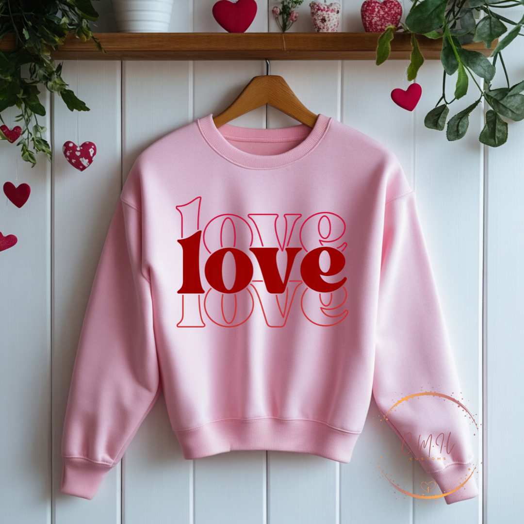 Love Sweater "Stacked"