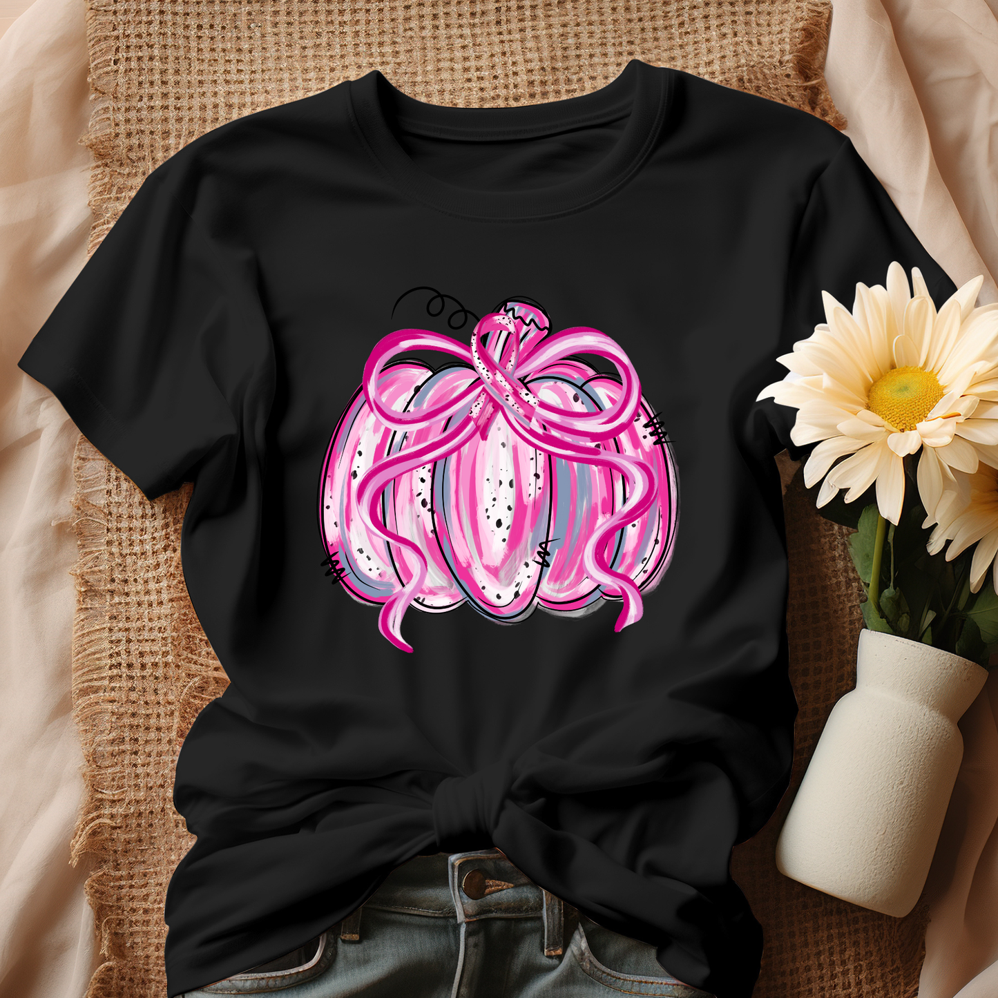 Pink Pumpkin awareness tee