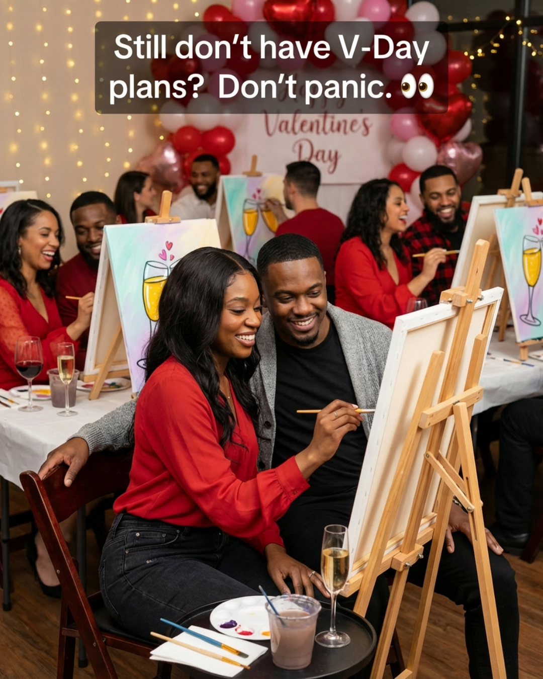 Valentine's Paint Party Sketch Designs- Digital Product + Resell Rights