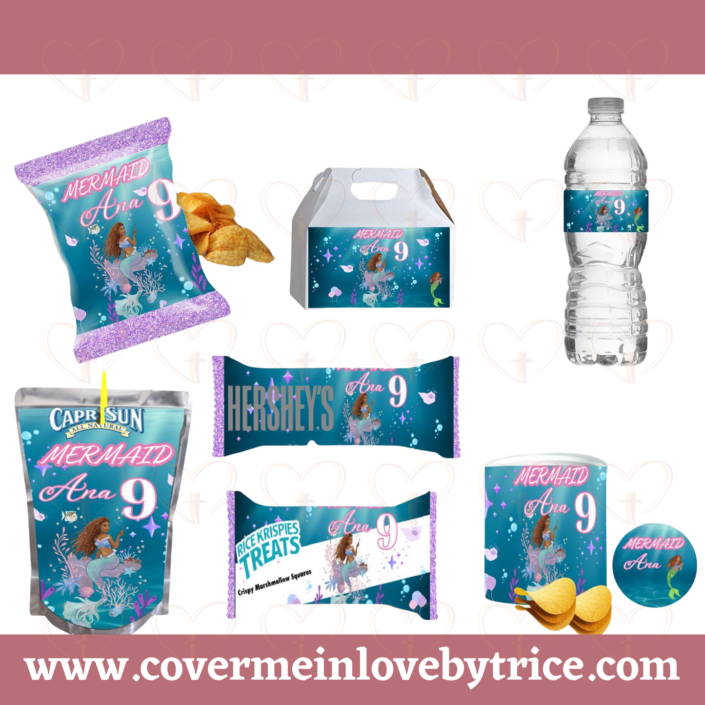 Mermaid Theme Party Favors
