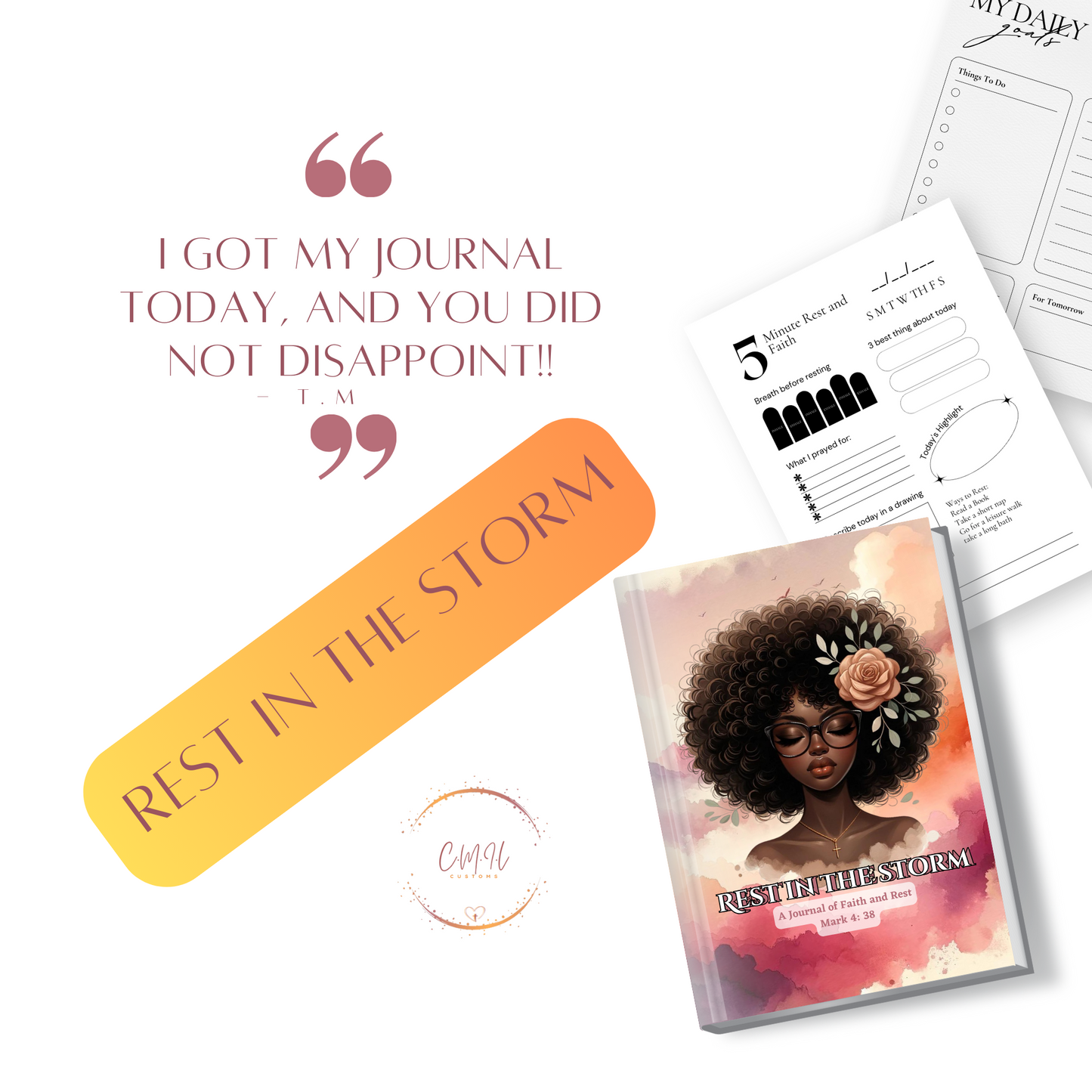 Rest in The Storm daily Journal