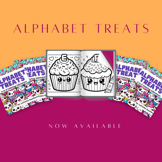 Alphabet Treats: A to Z coloring Adventure Coloring Book