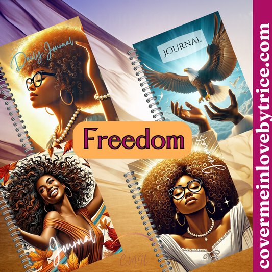 Freedom Digital Journal Cover - Instant Download