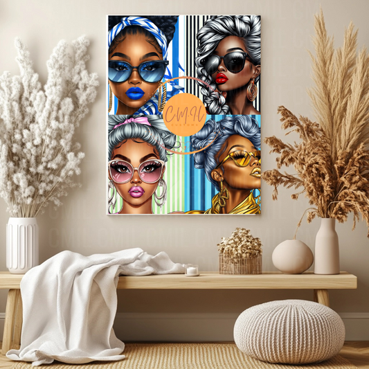 Shades of Elegance Wall Art