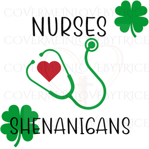 Nurses Love Shenanigans SVG/PNG