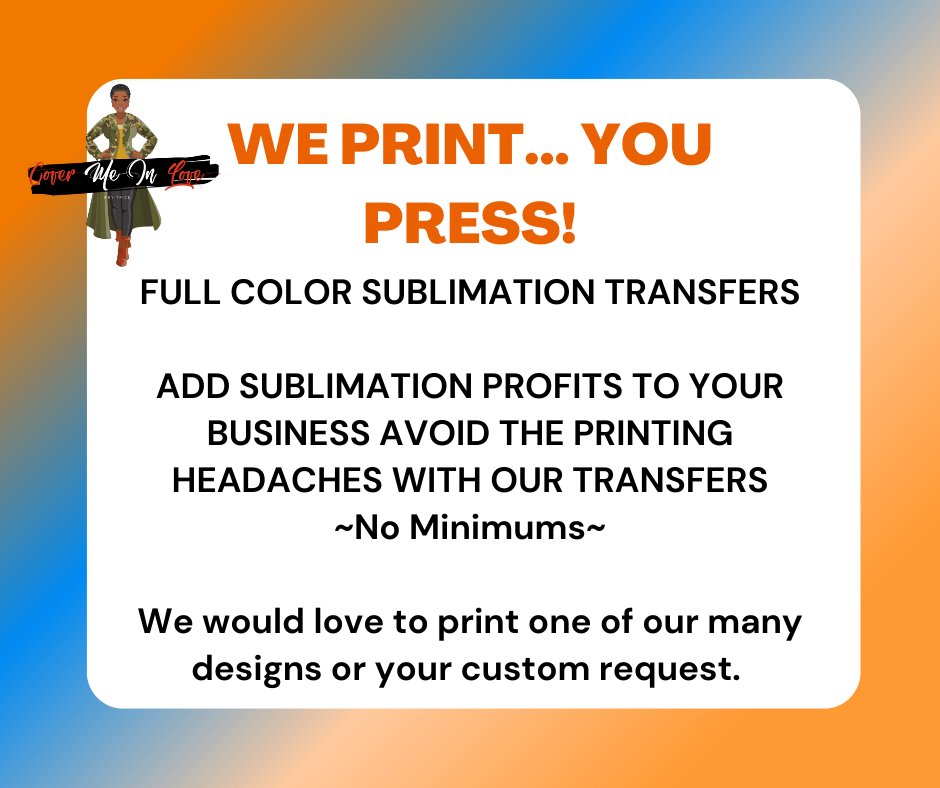 Sublimation Transfer (Custom)