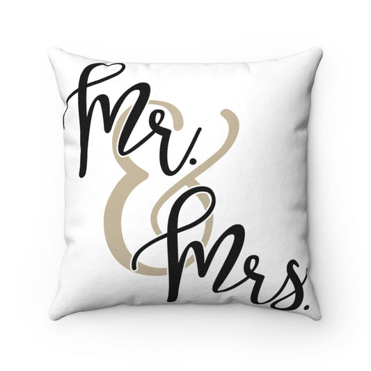 Mr. & Mrs. Square Pillow